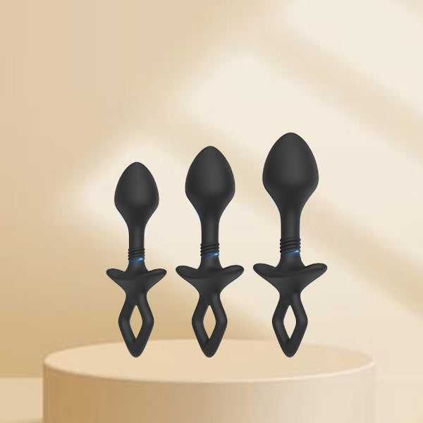 Butt plug set flexible training kit anal toys for beginners