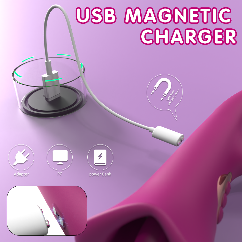 Clitoral & G Spot Stimulator Tongue Vibrator with Waterproof and Rechargeable Designs