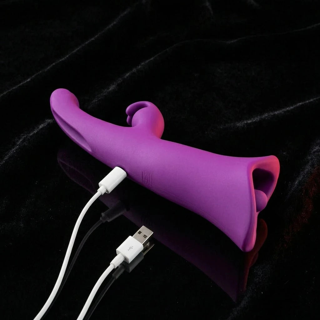 Clitoral & G Spot Stimulator Tongue Vibrator with Waterproof and Rechargeable Designs