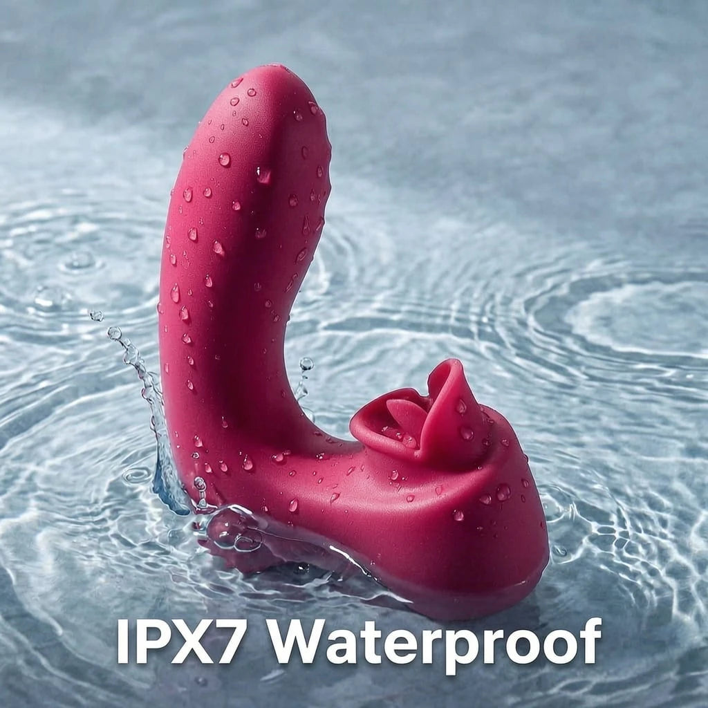 Clitoral and G Spot Stimulator in Pink Finger Vibrator with Waterproof and Rechargeable Designs