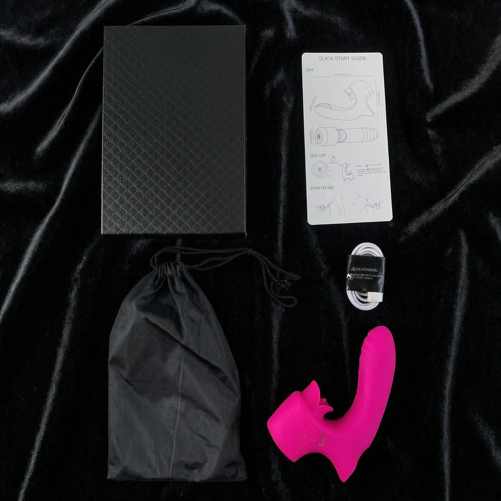 Clitoral and G Spot Stimulator in Pink Finger Vibrator with Waterproof and Rechargeable Designs