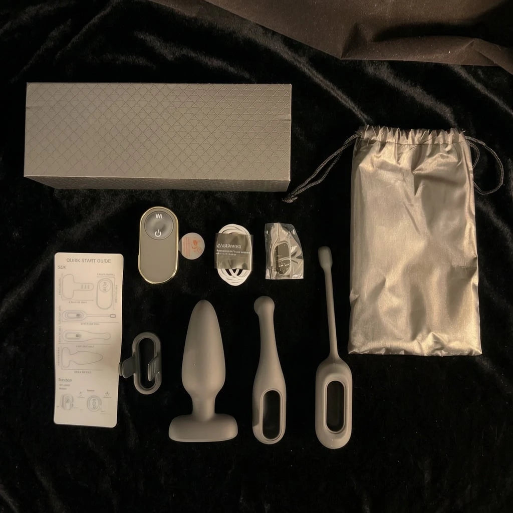 4-in-1 Rechargeable Beginner's Couples Vibrators Kit