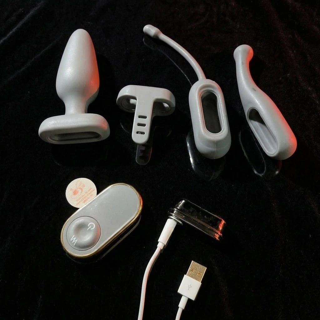 4-in-1 Rechargeable Beginner's Couples Vibrators Kit