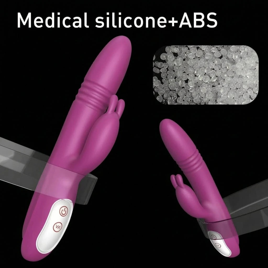 Happy Rabbit Thrusting Vibrator with Waterproof and Rechargeable