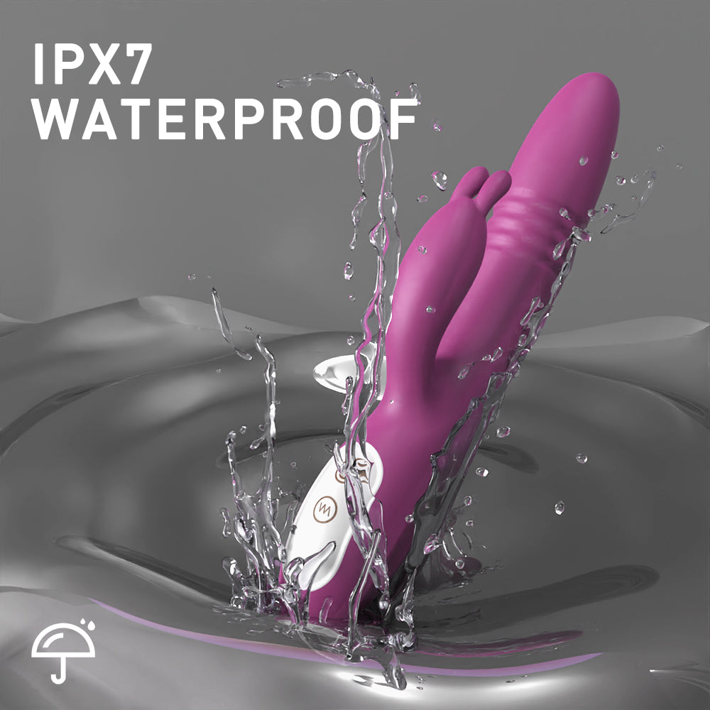Happy Rabbit Thrusting Vibrator with Waterproof and Rechargeable