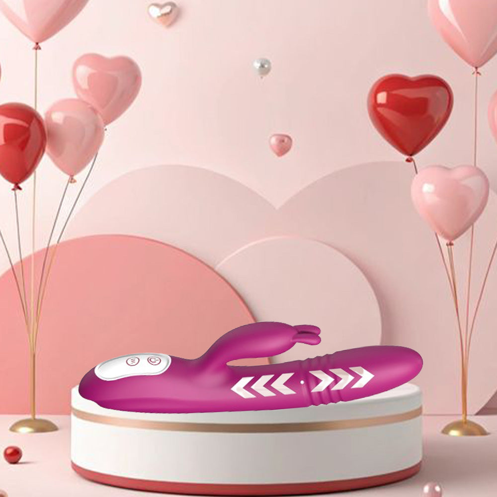 Happy Rabbit Thrusting Vibrator with Waterproof and Rechargeable