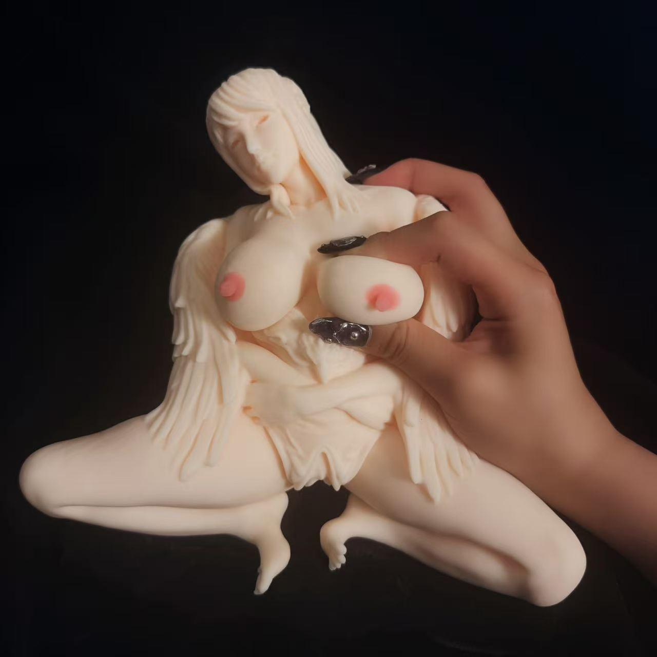 Male Stroker Small Fantasy Sex Doll Angel with realistic Pocket Pussy