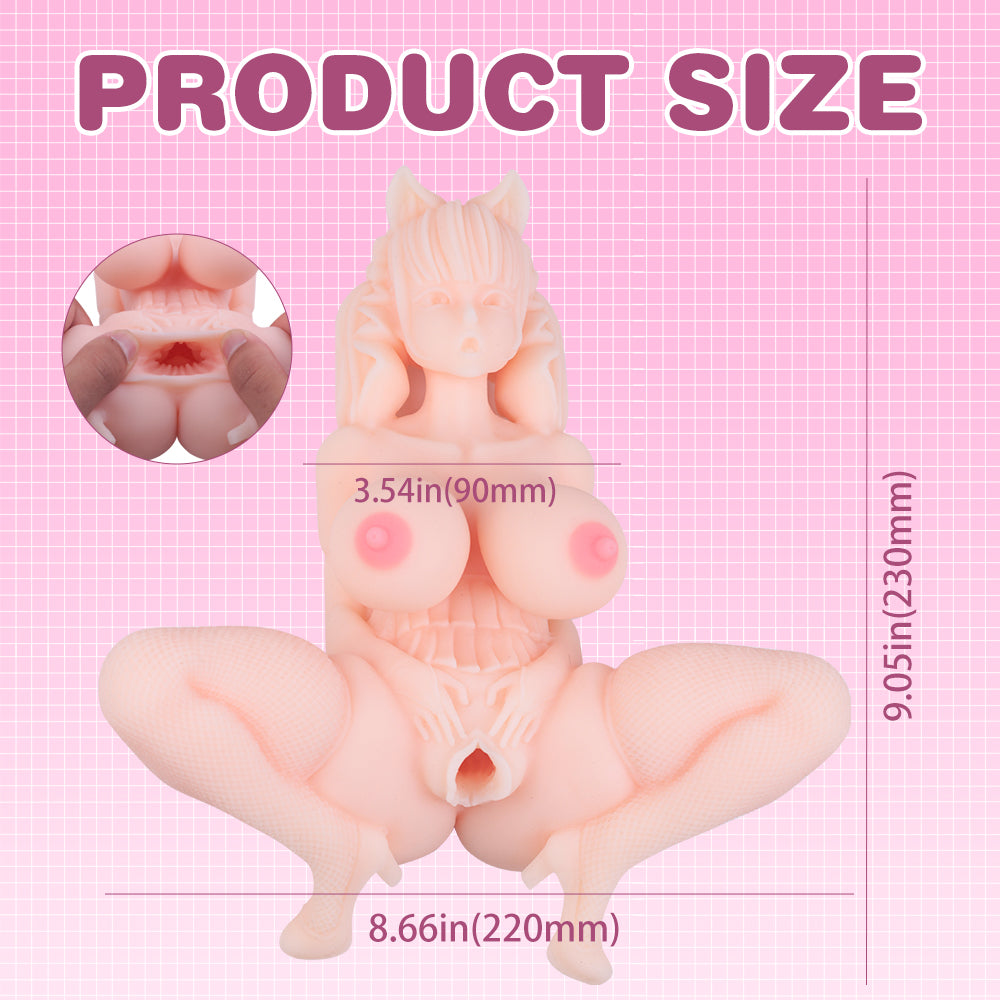 Male Stroker Small Fantasy Sex Doll Anime with realistic Pocket Pussy