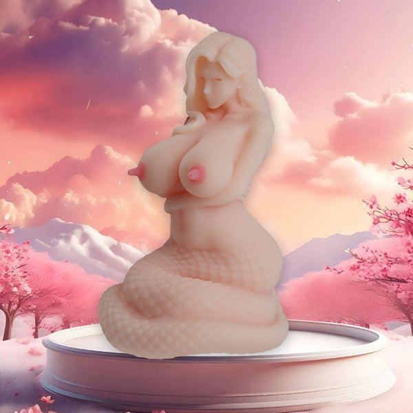 Male Stroker Small Fantasy Sex Doll Medusa with realistic Pocket Pussy