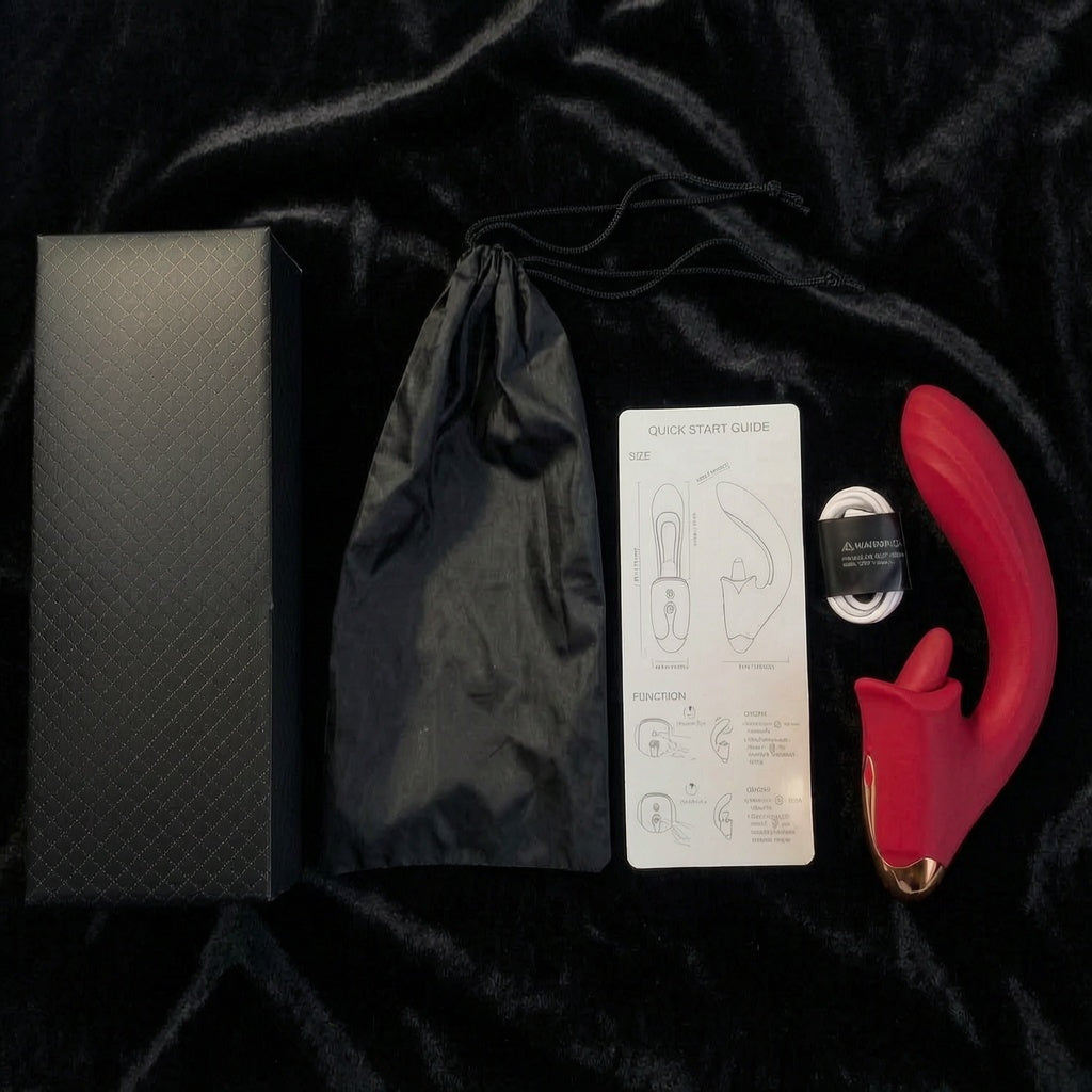 Rechargeable & Waterproof Tonue Vibrator with Waterproof and Rechargeable Designs