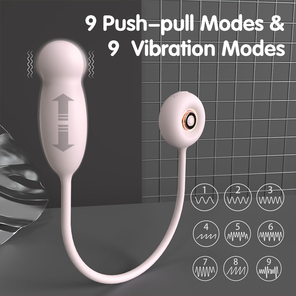 Remote Control & G Spot Thrusting Vibrator with Waterproof and Rechargeable