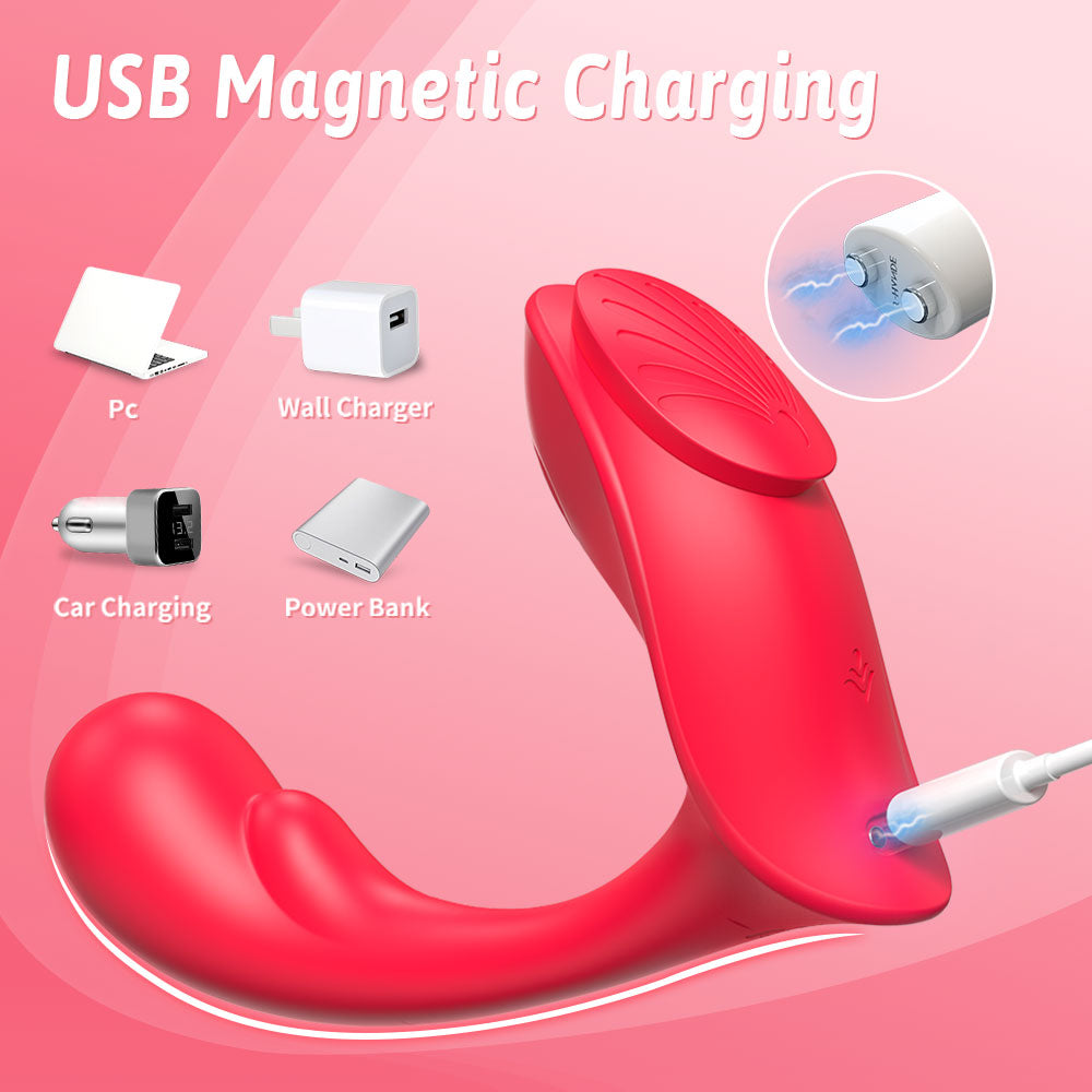 Remote Control and G Spot Stimulator Wearable Vibrator with Waterproof and Rechargeable Designs