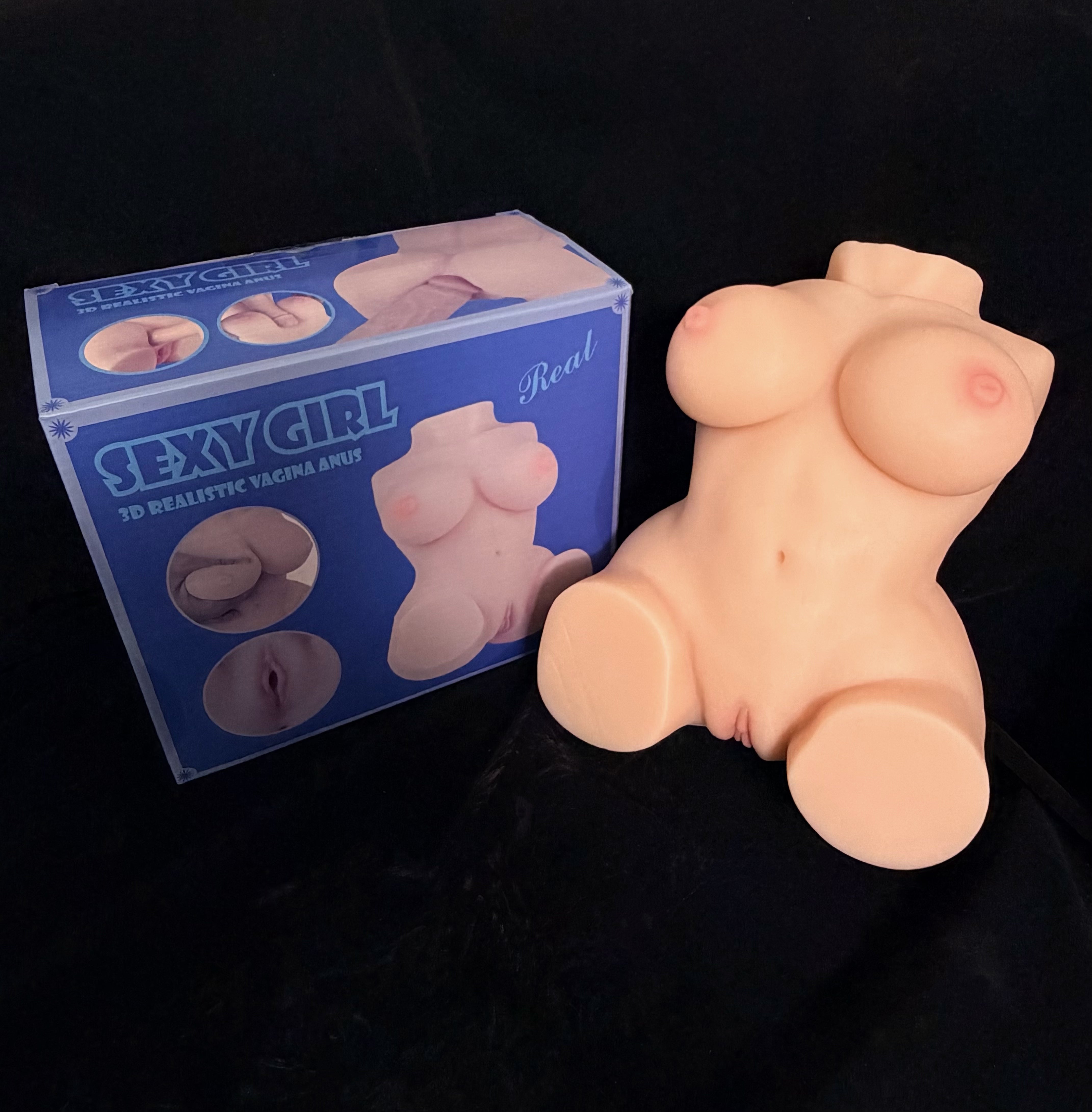 Small Sex Dolls Torso Male Masturbator Sylvia with realistic pussy