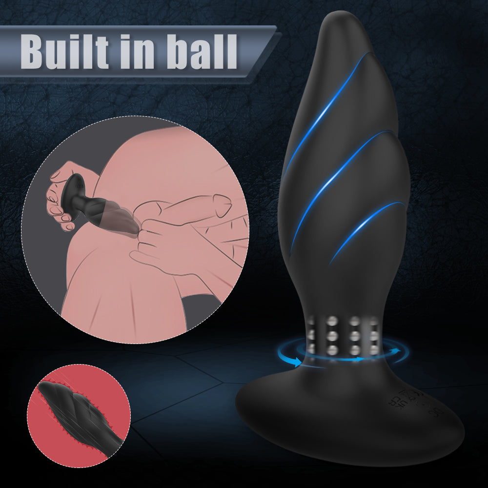 Small butt plug -best prostate toy with remote control
