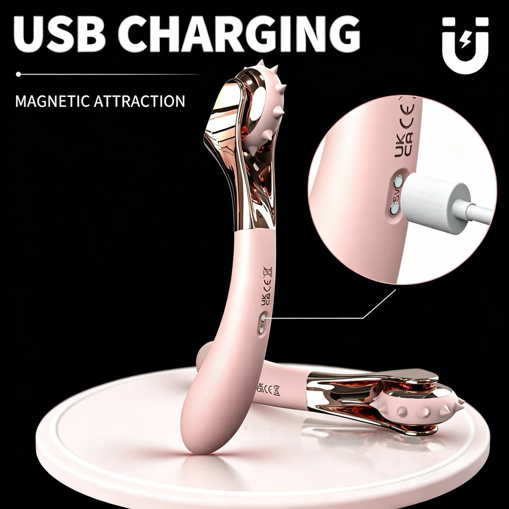 Tickling G Spot Vibrator with Waterproof and Rechargeable Designs