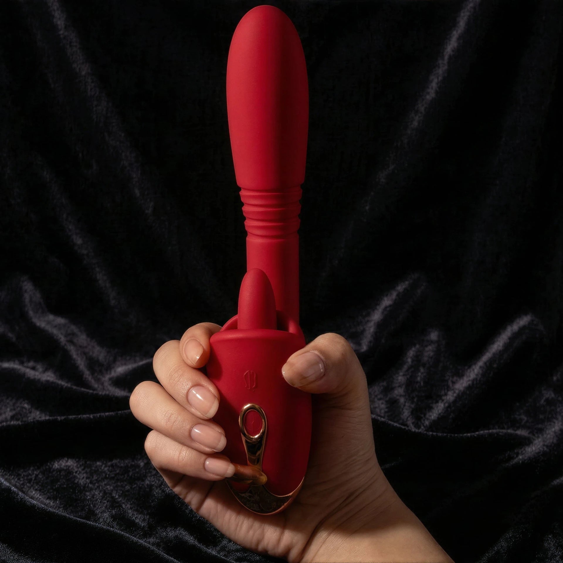 Tongue Clitoral Stimulator Thrusting Vibrator with Waterproof and Rechargeable