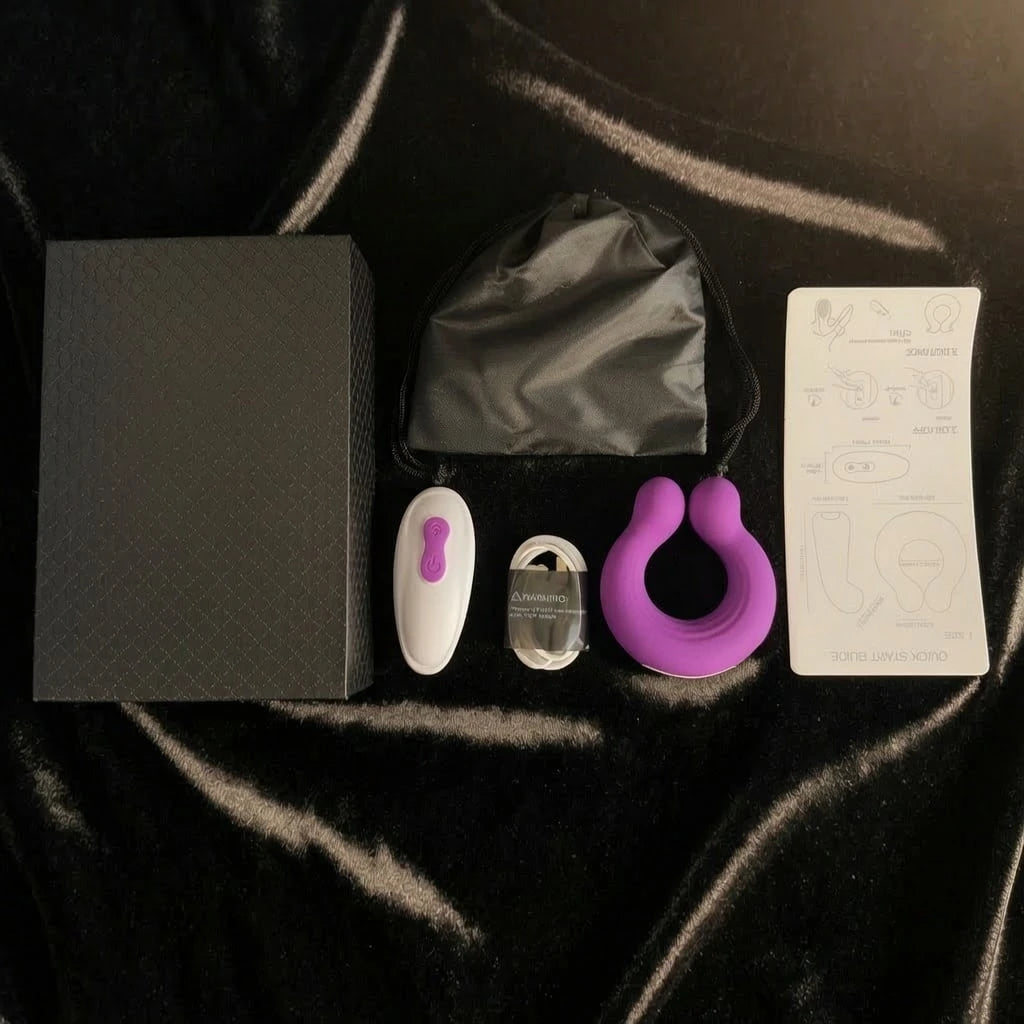 Best Vibrating Cock Ring with Remote Control - Couple toy