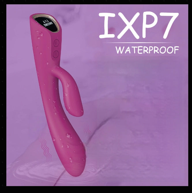 Warming G Spot & Clitoral Vibrator with Waterproof and Rechargeable Designs