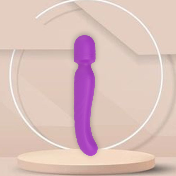 Warming Massage Wand Pink Vibrator with Waterproof and Rechargeable Designs