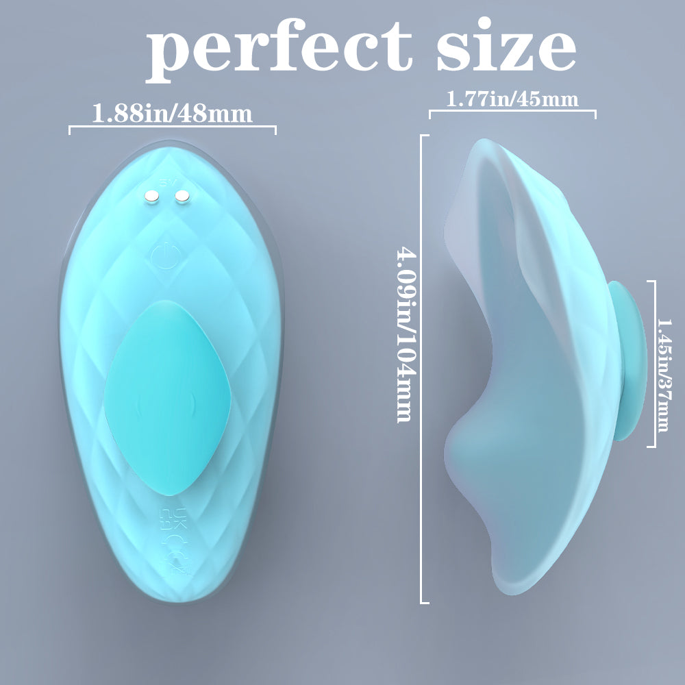 Wearable Clitoral and Vaginal Stimulator Panty Vibrator with Waterproof and Rechargeable Designs