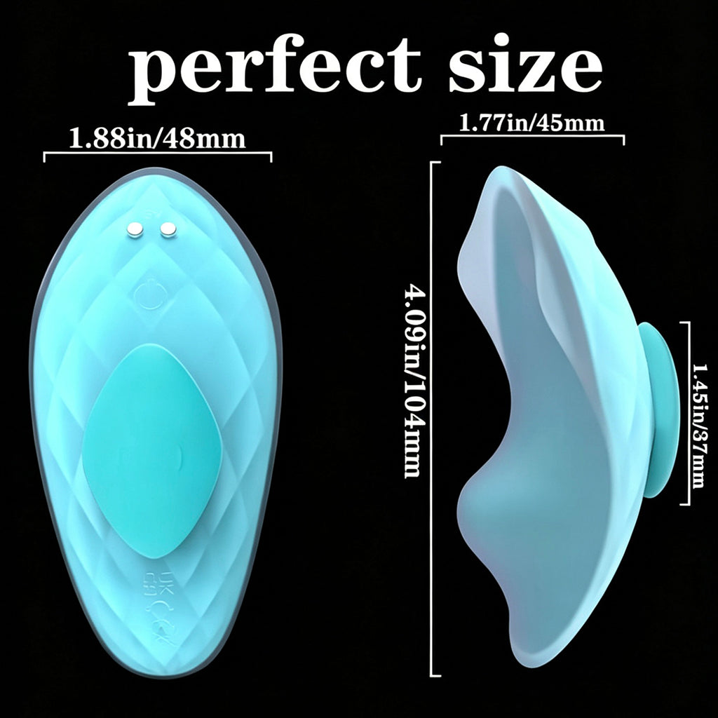 Wearable Clitoral and Vaginal Stimulator Panty Vibrator with Waterproof and Rechargeable Designs