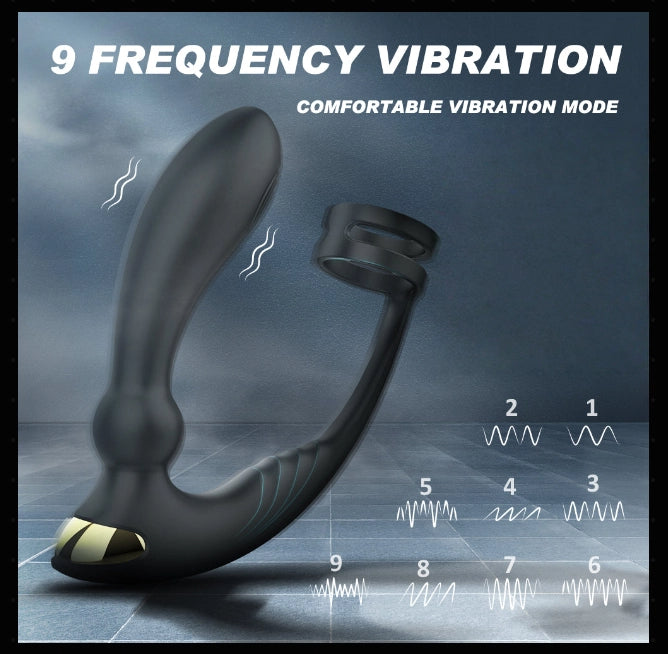 best male prostate massager with double cock ring