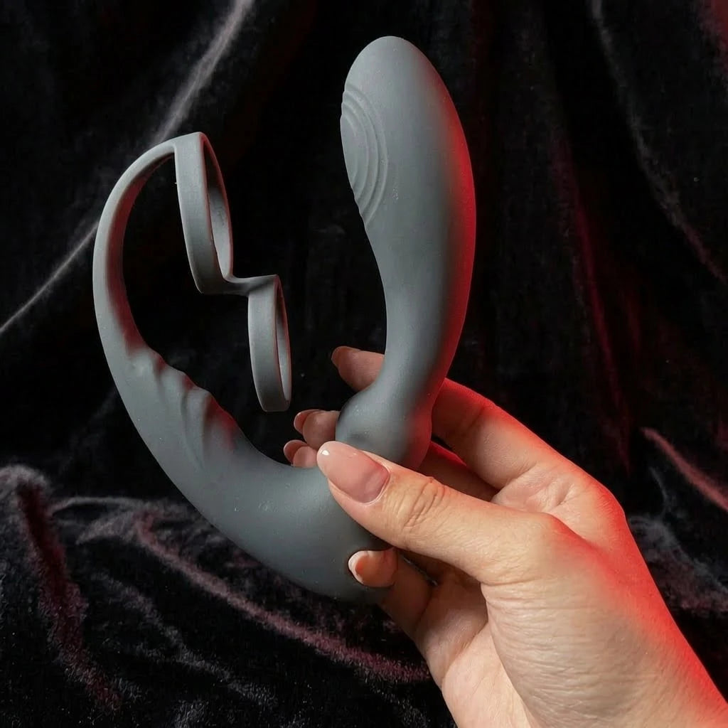 best male prostate massager with double cock ring
