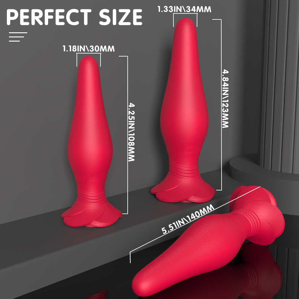 butt plug set tapered remote control anal toys for beginners