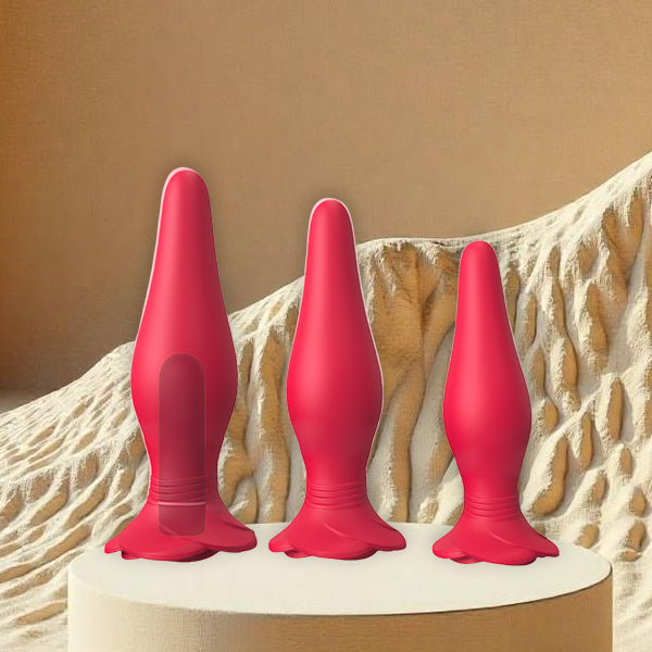 butt plug set tapered remote control anal toys for beginners