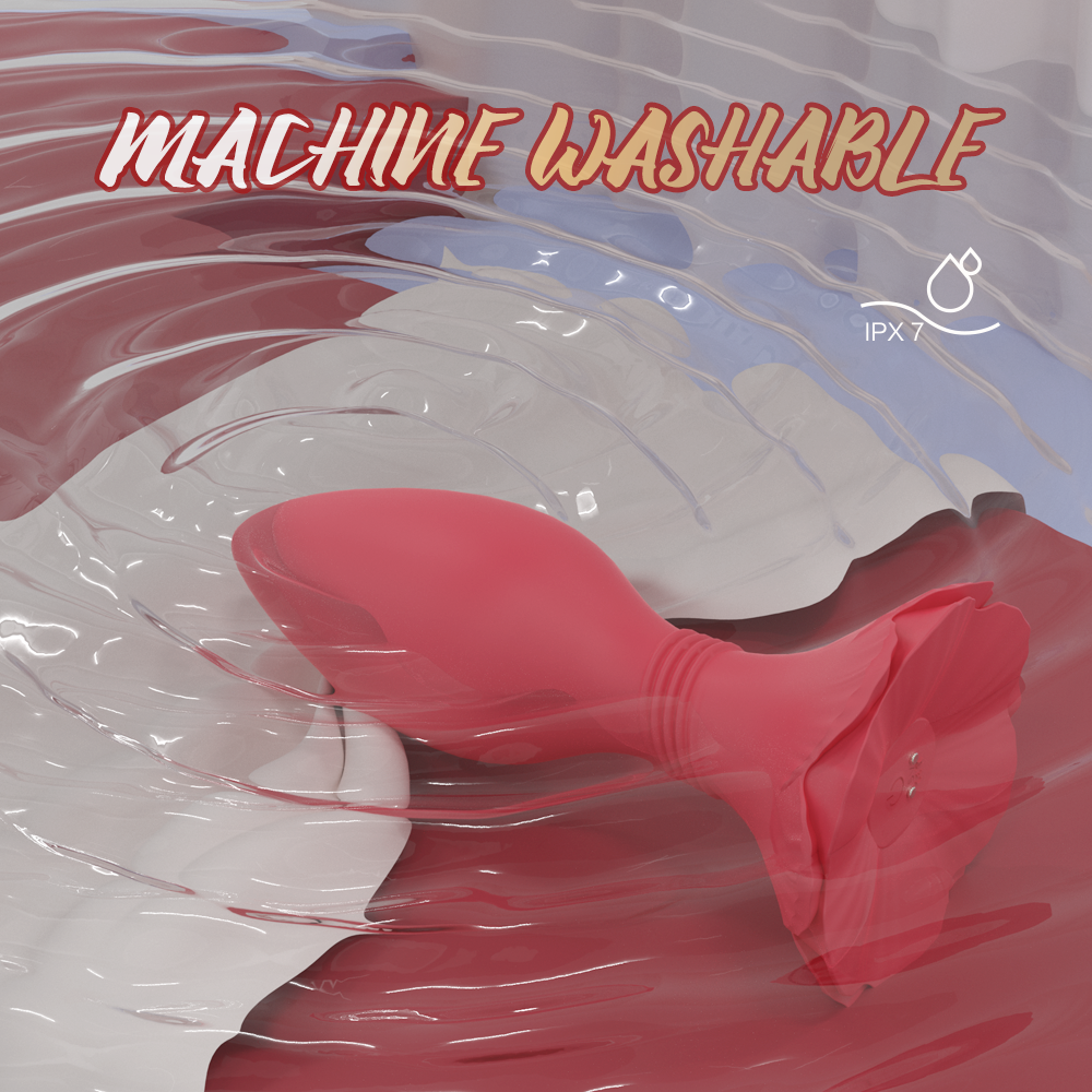 Wildhunni Rechargeable Vibrating Rose Anal Plug