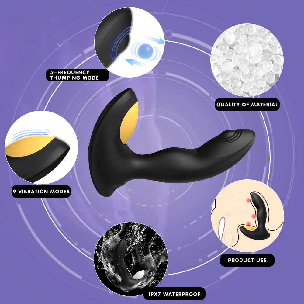 Chac Remote Controlled Triple Point Prostate Massager