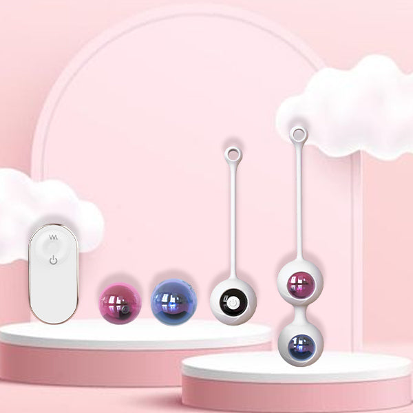 Wildhunni Kegal Ball Set - Remote Vibrator White(2 count)