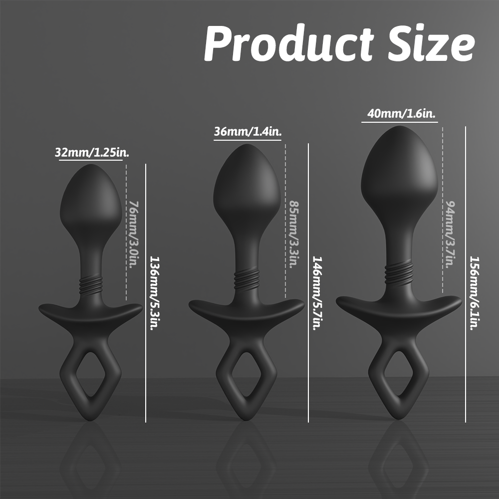 Butt plug set flexible training kit anal toys for beginners