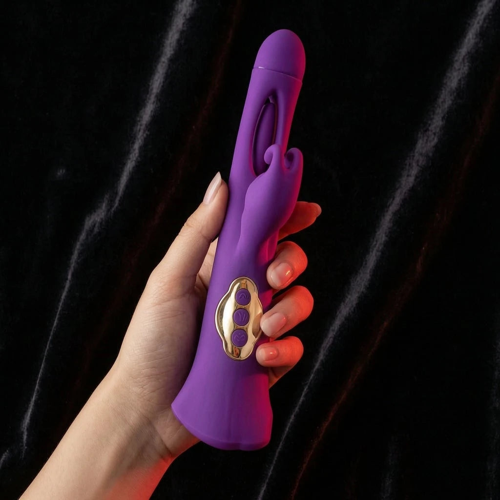 Clitoral & G Spot Stimulator Tongue Vibrator with Waterproof and Rechargeable Designs