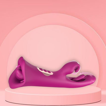 Clitoral & G Spot Stimulator Tongue Vibrator with Waterproof and Rechargeable Designs