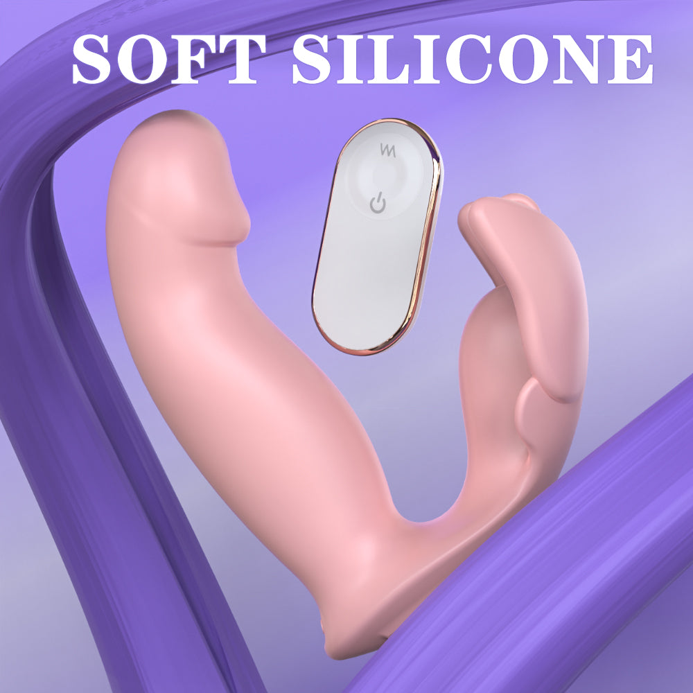Clitoral and G Spot Stimulator Wearable Vibrator with Waterproof and Rechargeable Designs