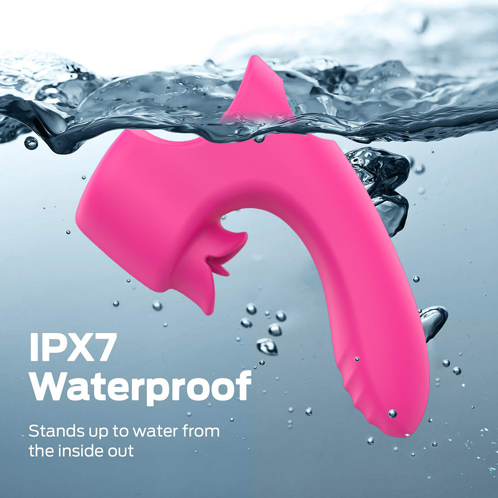 Clitoral and G Spot Stimulator in Pink Finger Vibrator with Waterproof and Rechargeable Designs