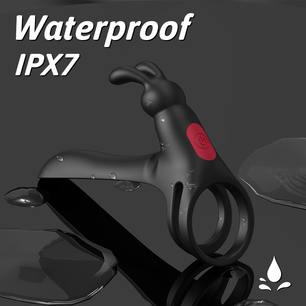 Cock Ring vibrator with Remote Control and rabbit vibrator for couples