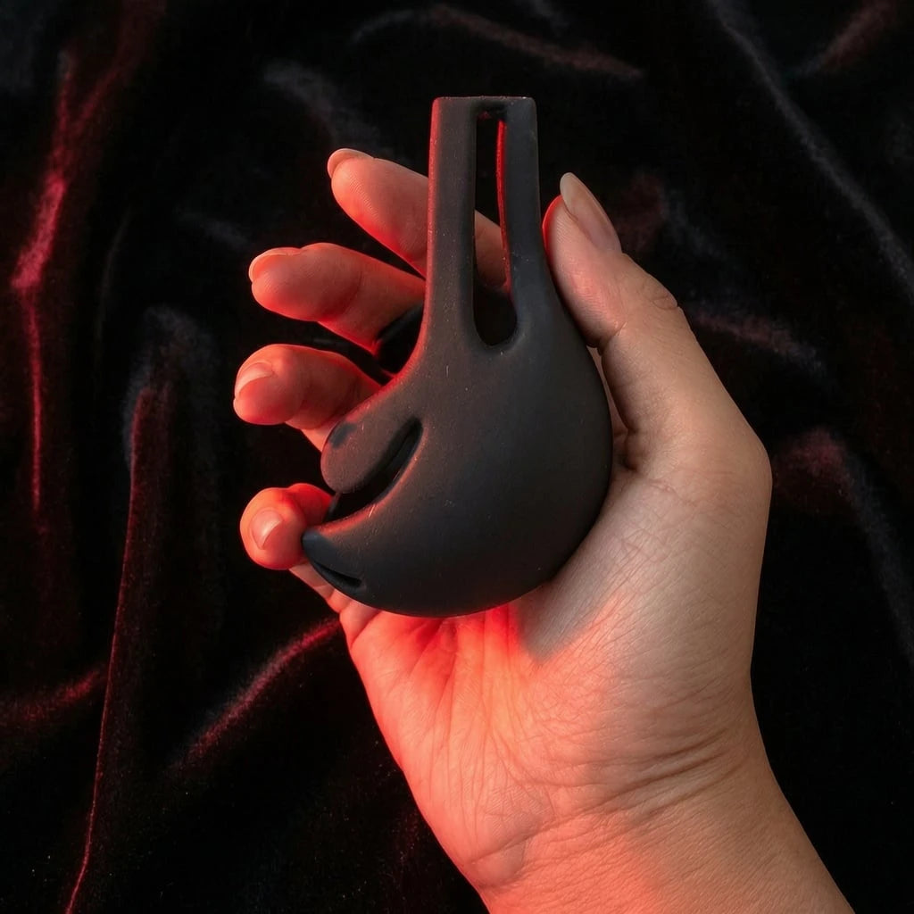 Cock Ring vibrator with Testicle Stimulator Remote Control