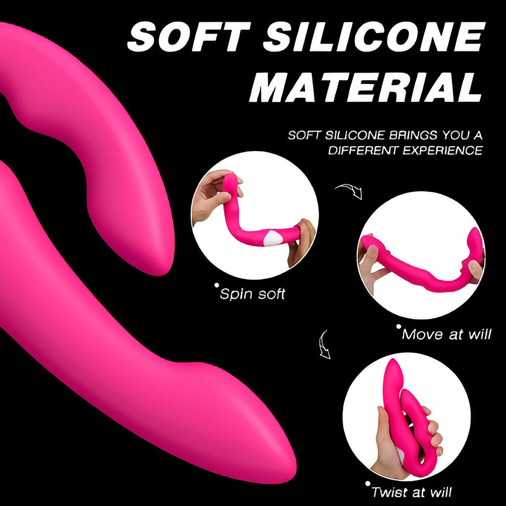 Fexi Dual End Remote Vibrator with Waterproof and Rechargeable Designs