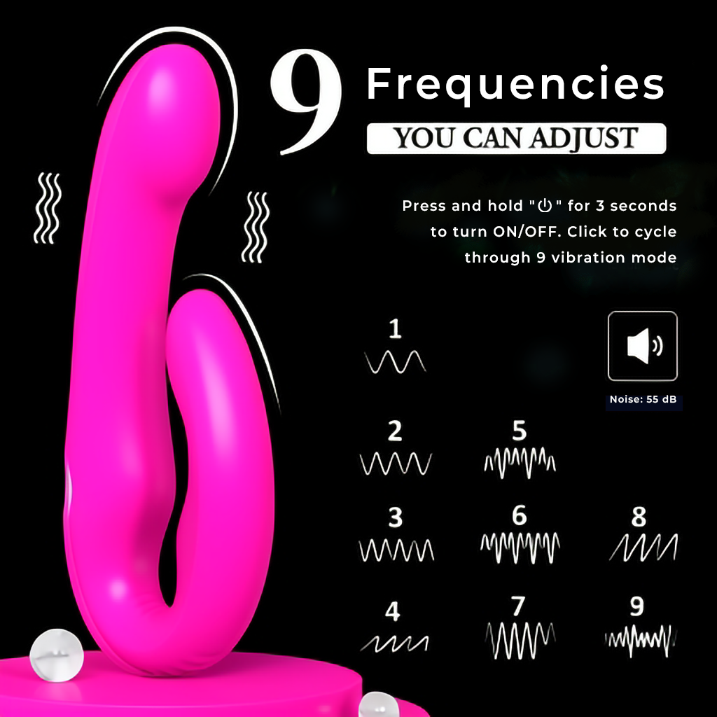 Fexi Dual End Remote Vibrator with Waterproof and Rechargeable Designs