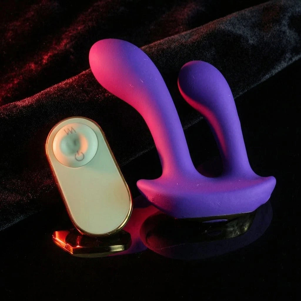Anal & G Spot Stimulator Remote Vibrator with Waterproof and Rechargeable Designs