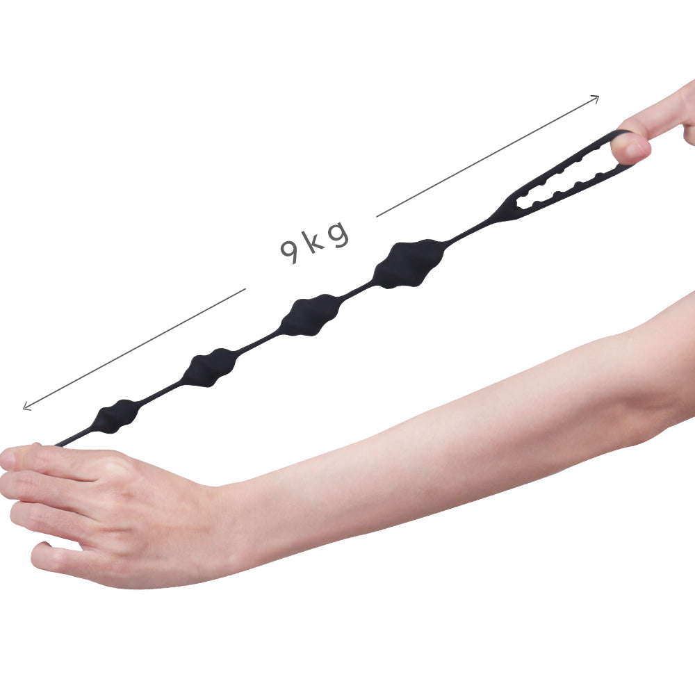 Gradual and Spiral anal Beads with cock ring