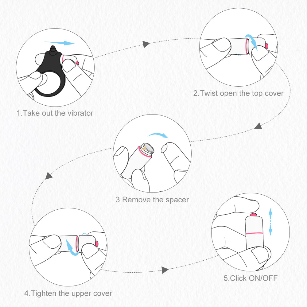 Happy Rabbit Cock Ring with Vibrating Bullet