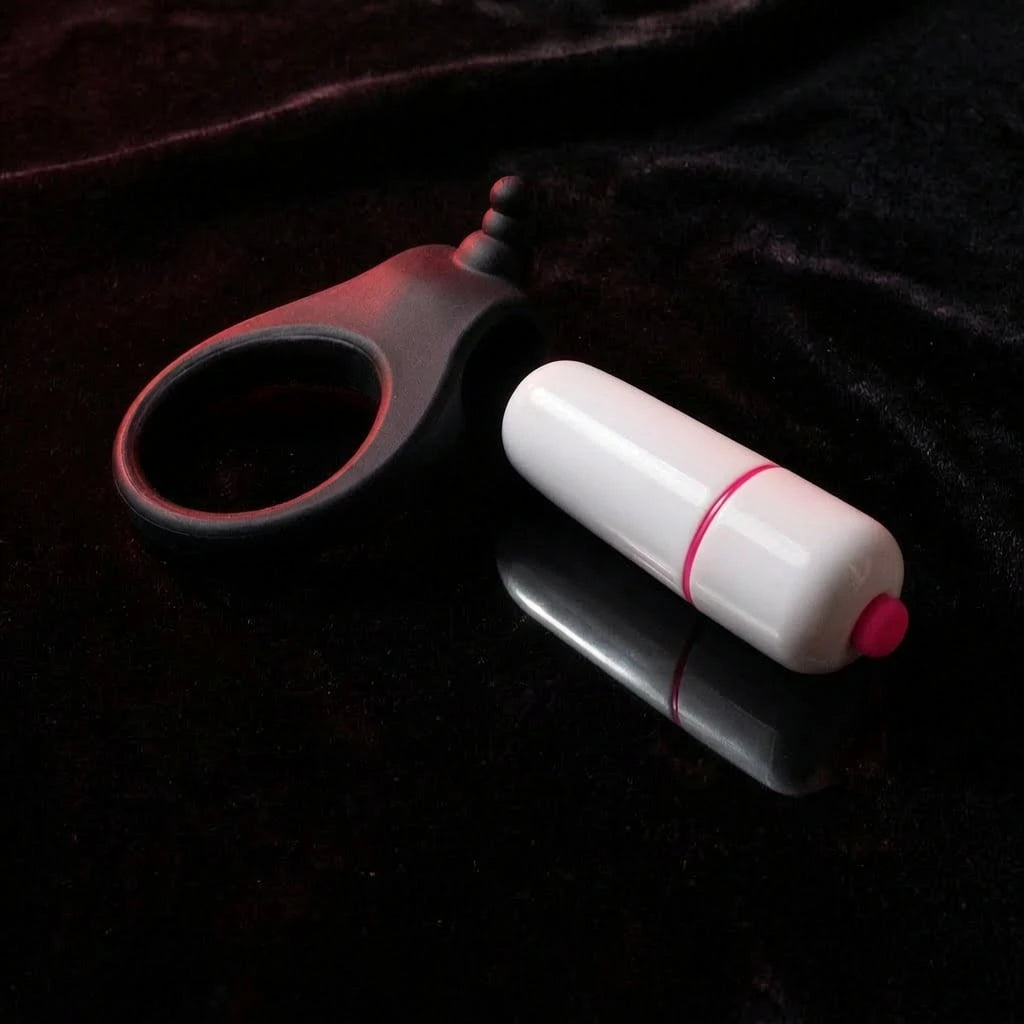 Happy Rabbit Cock Ring with Vibrating Bullet