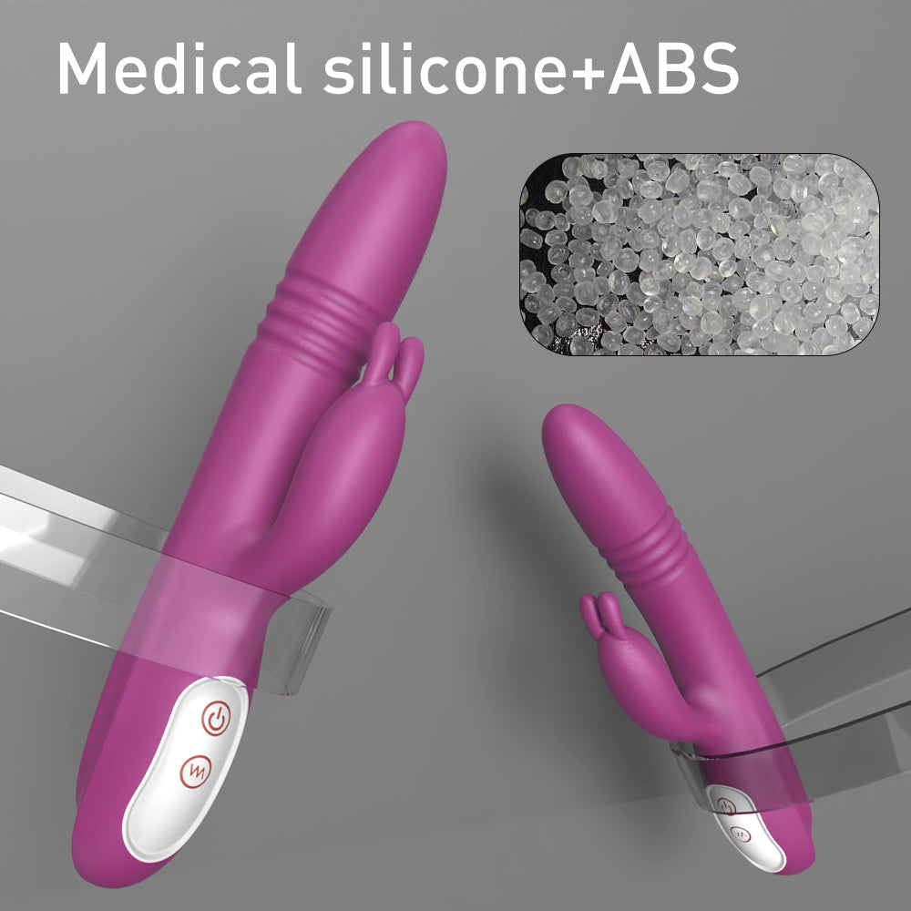 Happy Rabbit Thrusting Vibrator with Waterproof and Rechargeable