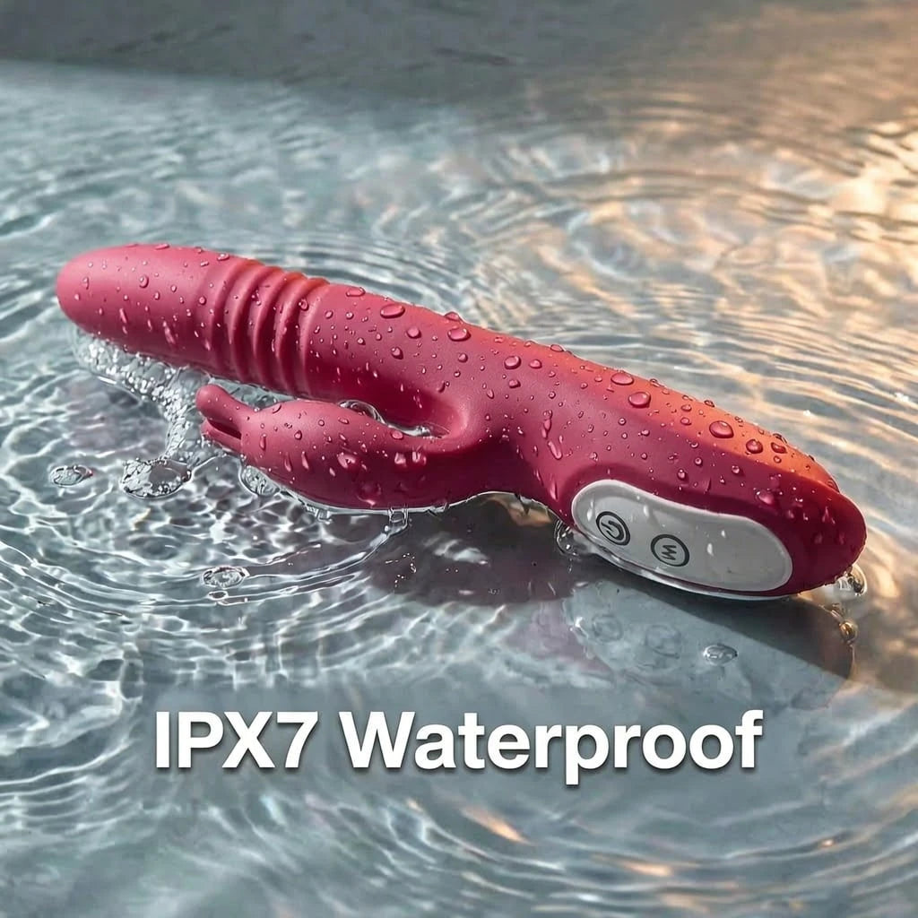 Happy Rabbit Thrusting Vibrator with Waterproof and Rechargeable