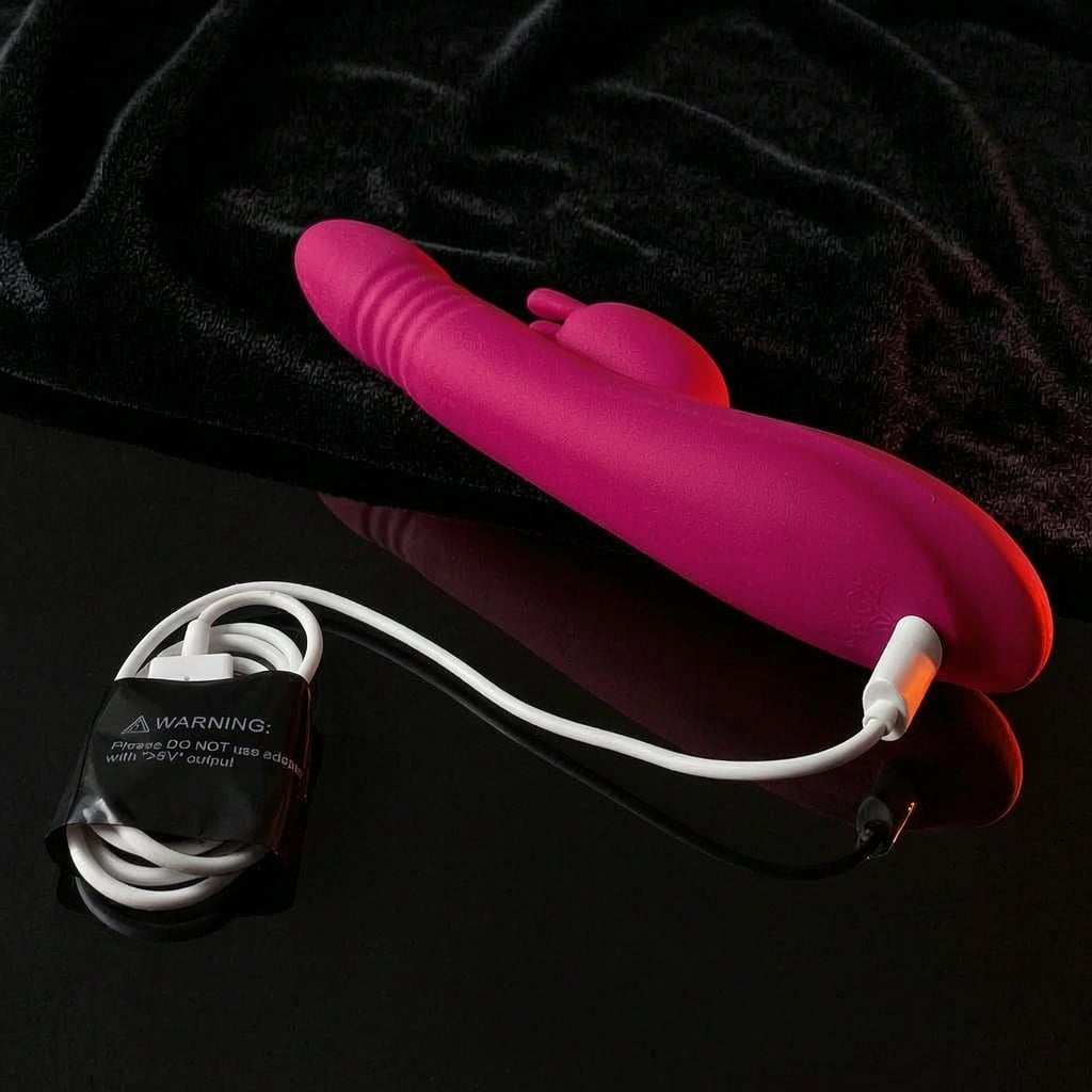 Happy Rabbit Thrusting Vibrator with Waterproof and Rechargeable