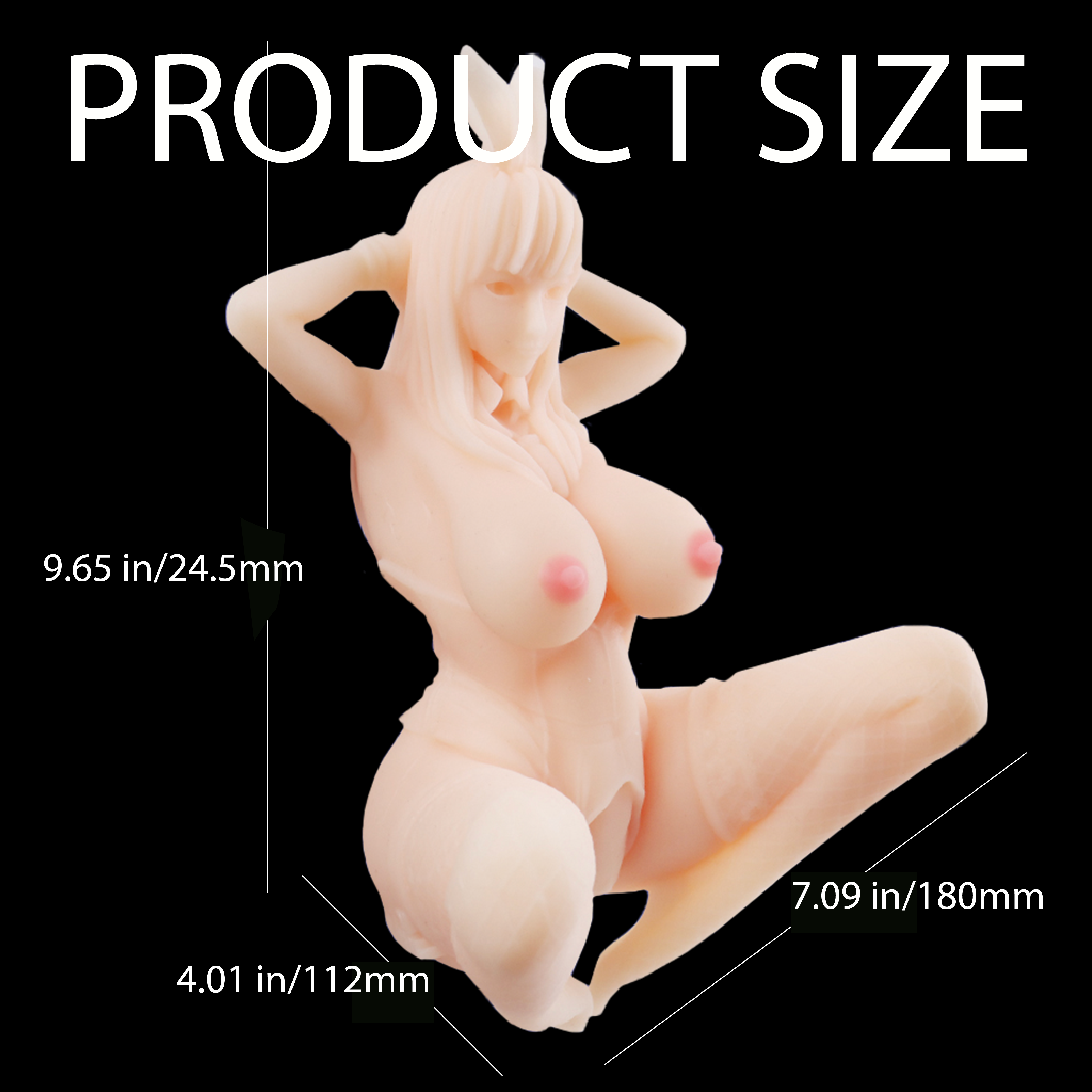 Male Stroker Small Fantasy Sex Doll Playboy Bunny with realistic Pocket Pussy