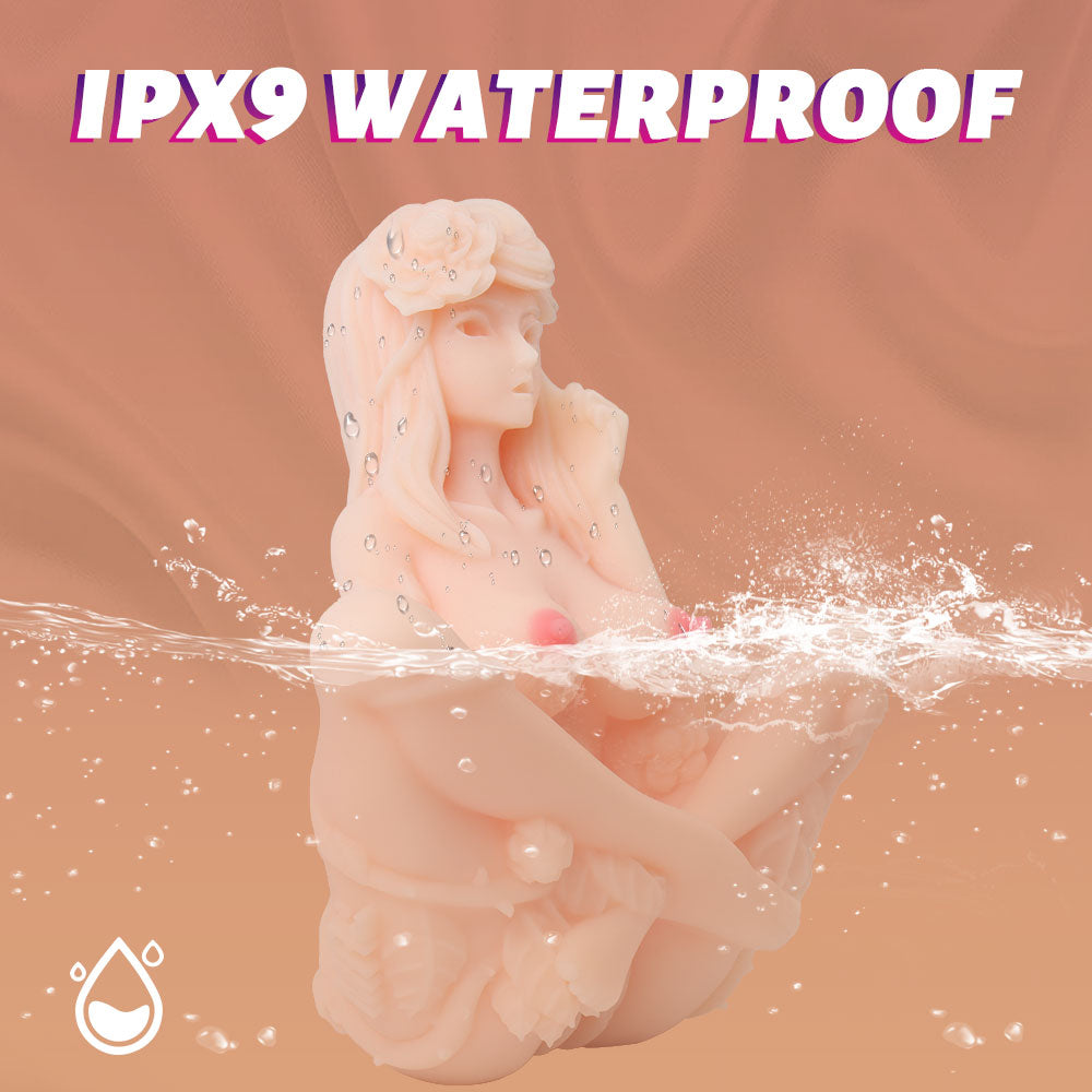 Mini Sex Doll Male Stroker Yomi with realistic pussy, it is IPX9 waterproof.